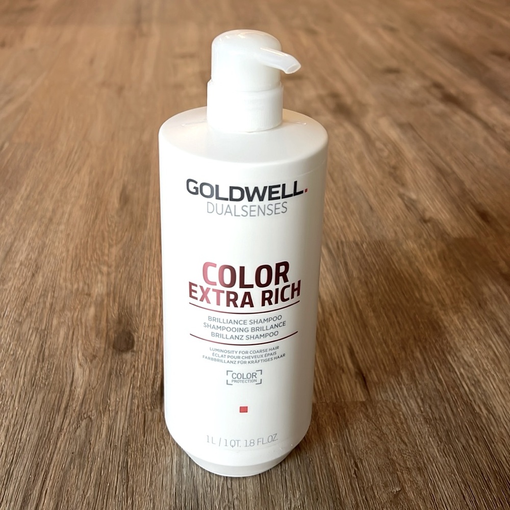 1 Liter - Goldwell Dual Senses COLOR EXTRA RICH Brilliance Shampoo